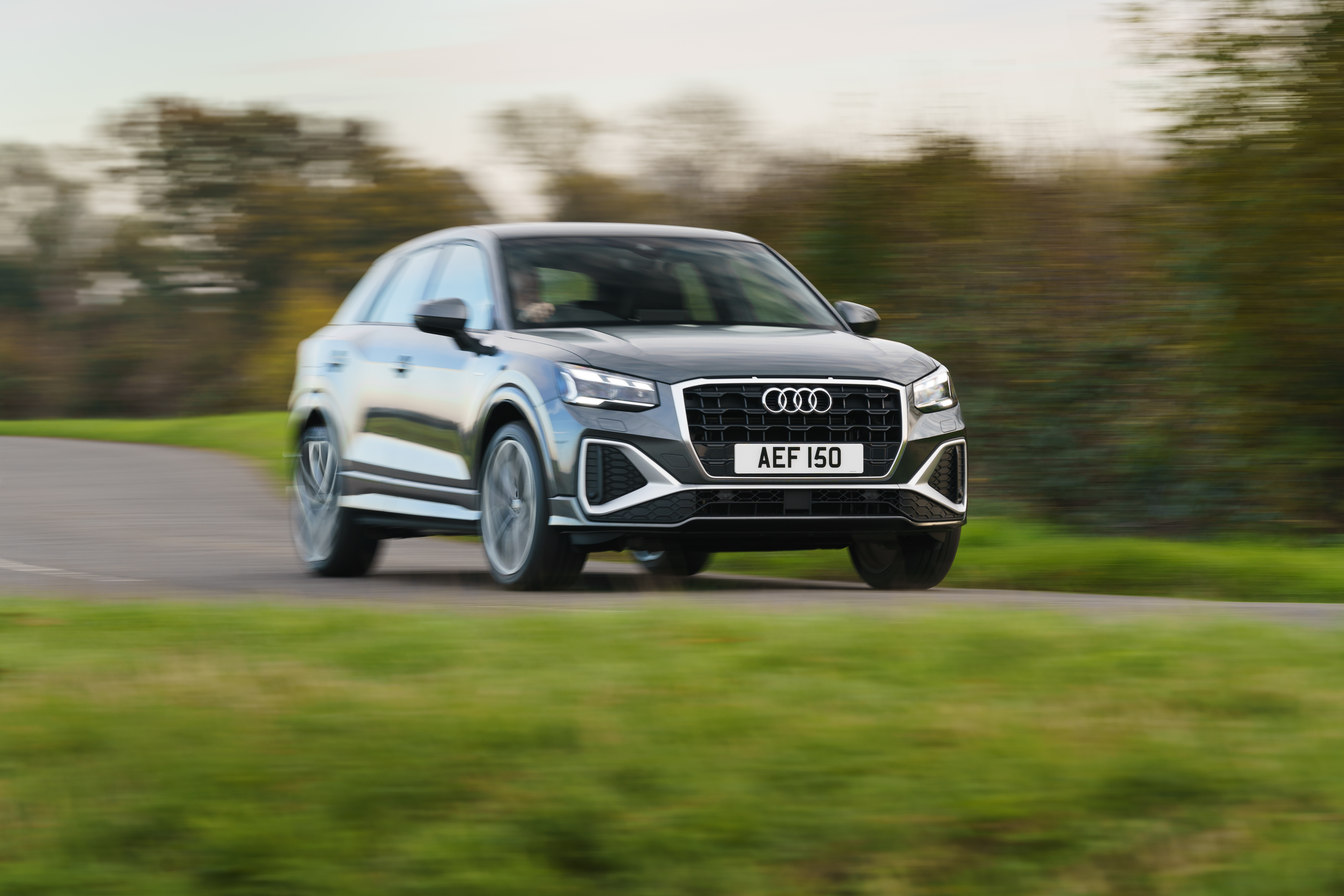 Audi Q2 35 TFSI on country road