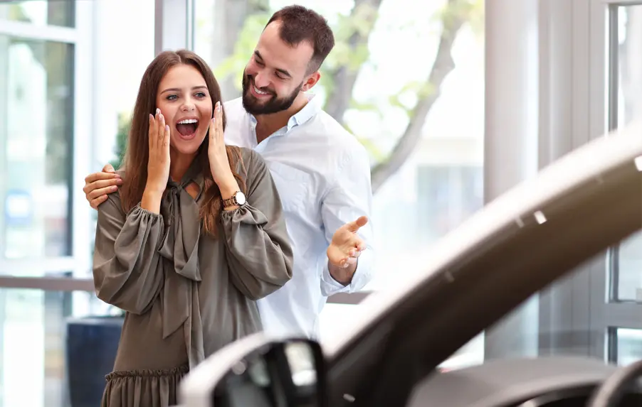 happy leasing customer